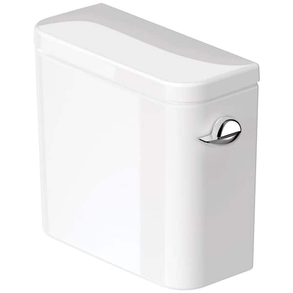 Duravit 1.28 GPF Single Flush Toilet Tank Only with Siphonic Jet Technology in White