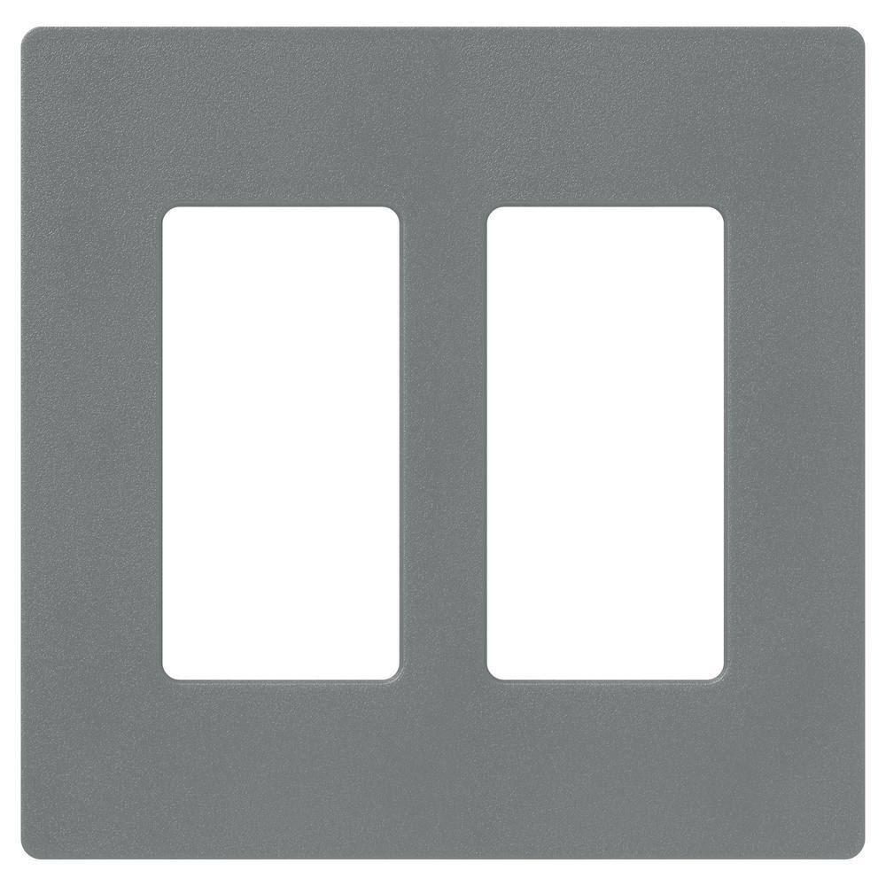 Claro 2 Gang Wall Plate for Decorator/Rocker Switches, Satin, Slate (SC-2-SL) (1-Pack) price history on PriceWatchPro