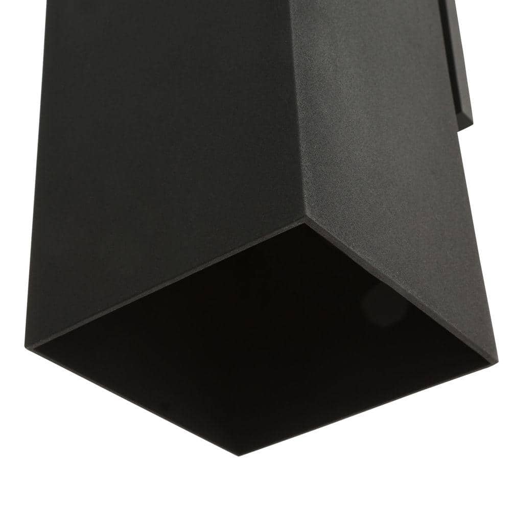 Progress Lighting 18" Black Porcelain Outdoor Wall Sconce