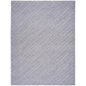 Washables Grey 6 ft. x 9 ft. Abstract Contemporary Area Rug