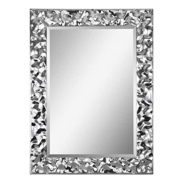 Ren-Wil Medium Novelty Chrome Shatter Resistant Classic Mirror (40 in. H x 30 in. W)