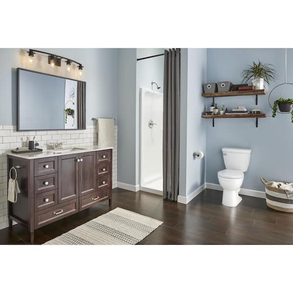 Foundations Single-Handle 1-Spray Tub and Shower Faucet in Brushed Nickel (Valve Included)
