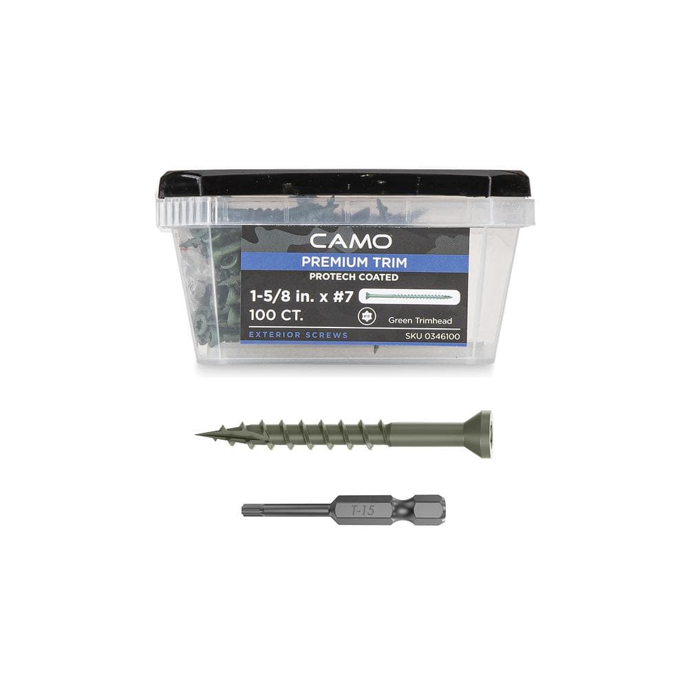 1-5/8 in. #7 ProTech Green Premium Star Drive Trim Screws (100-Count) price history on PriceWatchPro