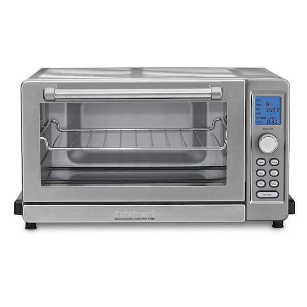 Deluxe Convection 1800-Watt Stainless Steel Convection Toaster Oven with Broiler