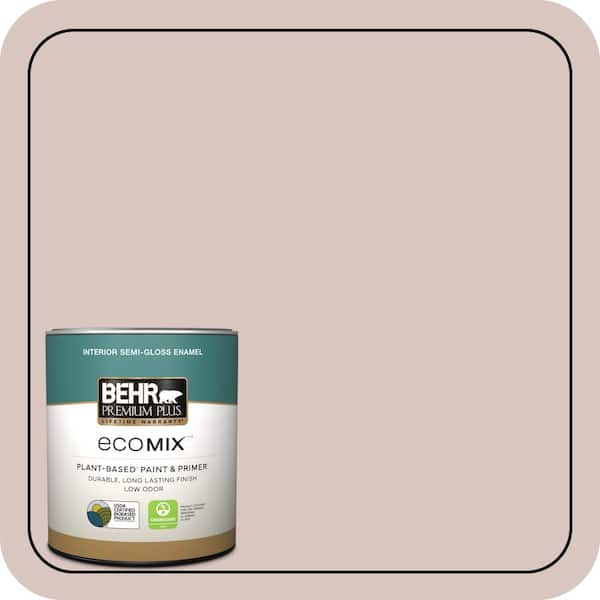 1 qt. #PPU2-06 Wisp of Mauve Semi-Gloss Enamel EcoMix Plant-Based Interior Paint & Primer