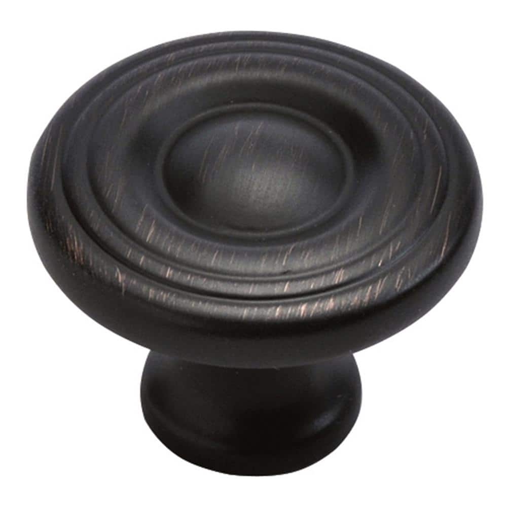 Conquest Collection 1-3/16 in. Dia Vintage Bronze Finish Cabinet Door and Drawer Knob (25-Pack) price history on PriceWatchPro