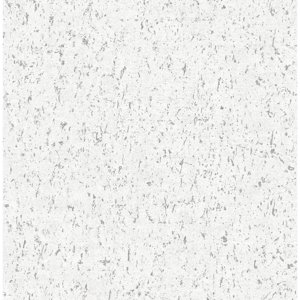 Advantage Callie White Concrete Textured Non-Pasted Non-Woven Wallpaper Sample