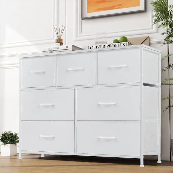 【新品未開封】PREDUCTS Drawer Mini (White) WONDER COMFORT Freestanding White 7 Drawer 11.8 in. Wide Chest of