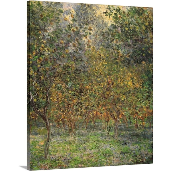 GreatBigCanvas "Lemon Trees" by Claude Monet Canvas Wall Art