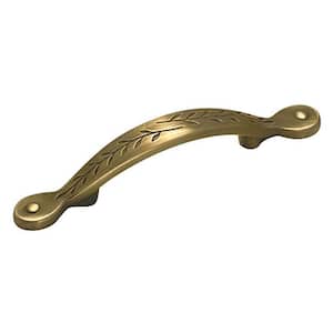 Nature's Splendor 3 in. (76mm) Traditional Elegant Brass Arch Cabinet Pull