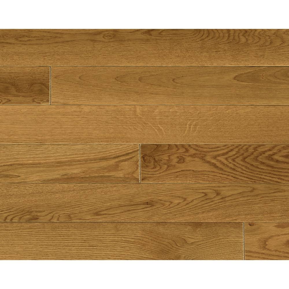 CENTURY FLOORING Clover Honey White Oak 3/4 in. T x 3.25 in. W Solid ...