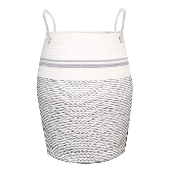 105L Polypropylene Laundry Basket Light Gray