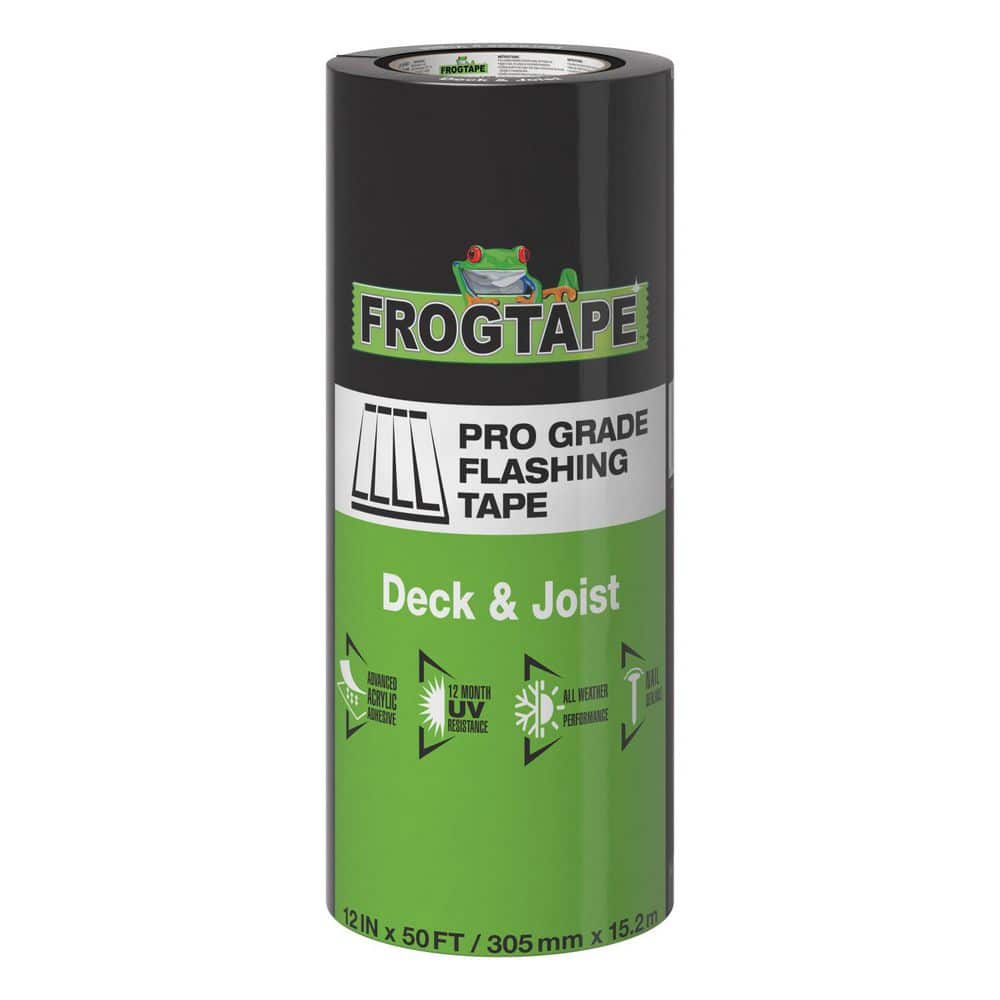 Frog Tape Pro Grade Deck and Joist Flashing Tape 12 in. x 50 ft-Black price history on PriceWatchPro