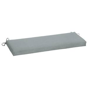 45 x 15 Sunbrella Cast Mist Outdoor Bench Cushion