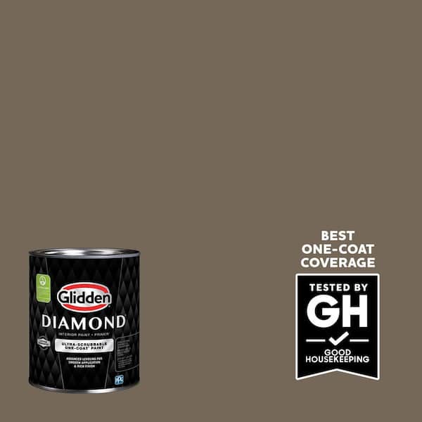 Glidden Diamond 1 qt. PPG1021-6 Curlew Eggshell Interior Paint with Primer