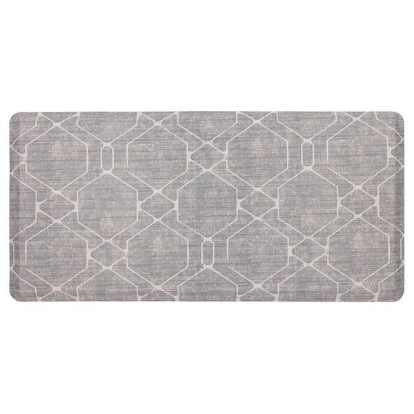 Mohawk Home Diamond Fret Multi 18 in. x 30 in. Kitchen Mat
