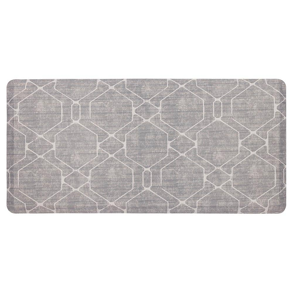 Mohawk Home Stark Tiles Multi 20 in. x 42 in. Kitchen Mat