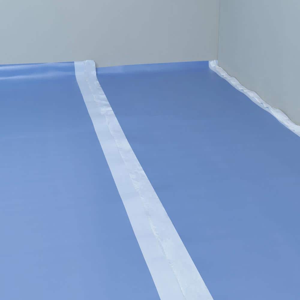 Soft Stride Blue Foam Underlayment Roll for Wood Subfloors
