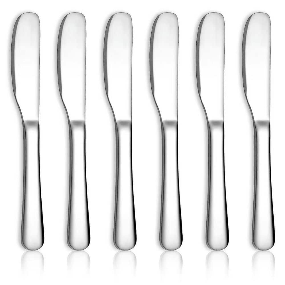 Butter Spreader Knife Stainless Steel Kitchen Butter Knife Set for Spreading Jam or Butter 6-Piece Pack price history on PriceWatchPro