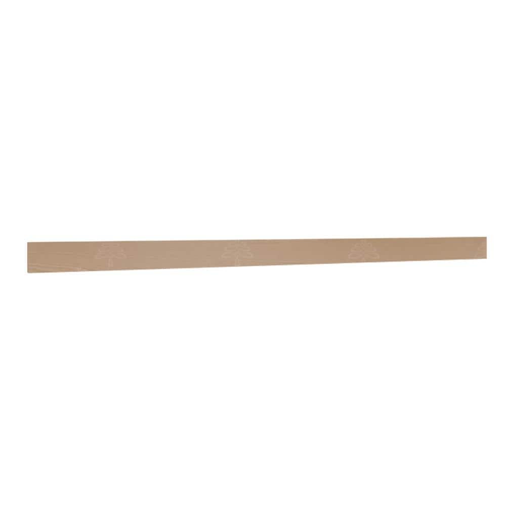 Lancaster 96 in. W x 0.25 in. D x 4.5 in. H in Natural Wood Toe Kick price history on PriceWatchPro