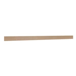 Lancaster 96 in. W x 0.25 in. D x 4.5 in. H in Natural Wood Toe Kick