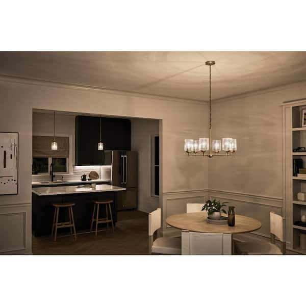 Kichler Winslow 6-Light Brushed Nickel Industrial Chandelier