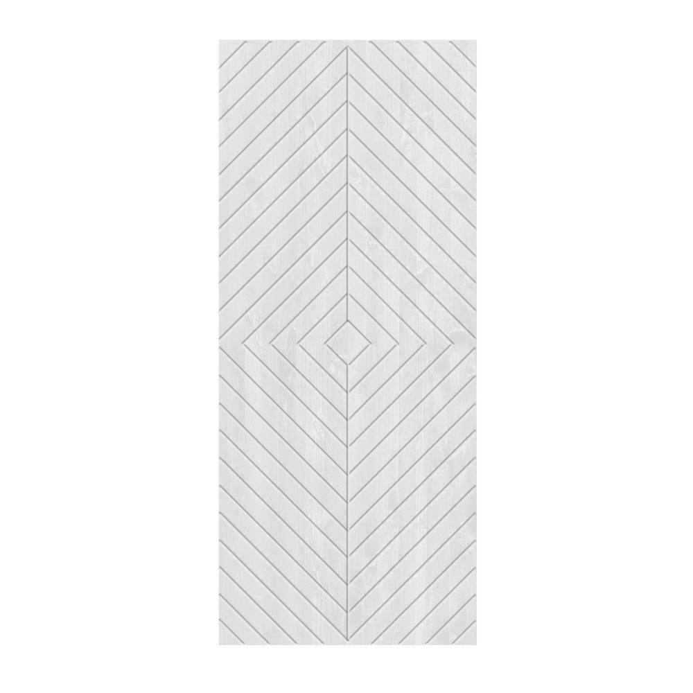 CALHOME 30 in. x 96 in. Hollow Core White Stained Solid Wood Interior