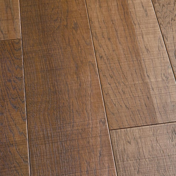 Malibu Wide Plank Capistrano Hickory 1/2 in. T x 6.5 in. W Tongue & Groove Wirebrushed Engineered Hardwood Flooring (1465.2 sq.ft./pallet)