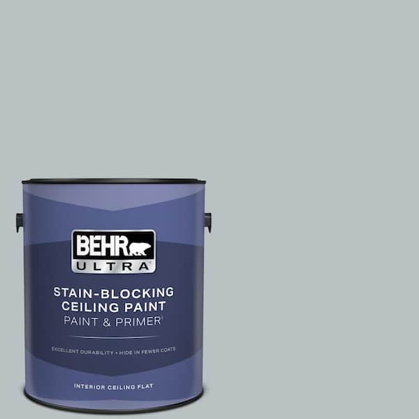 1 gal. #MQ5-31 Distant Star Ceiling Flat Interior Paint with Primer