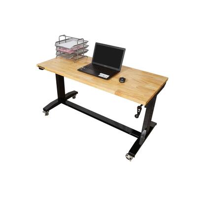 52 in. Adjustable Height Work Table