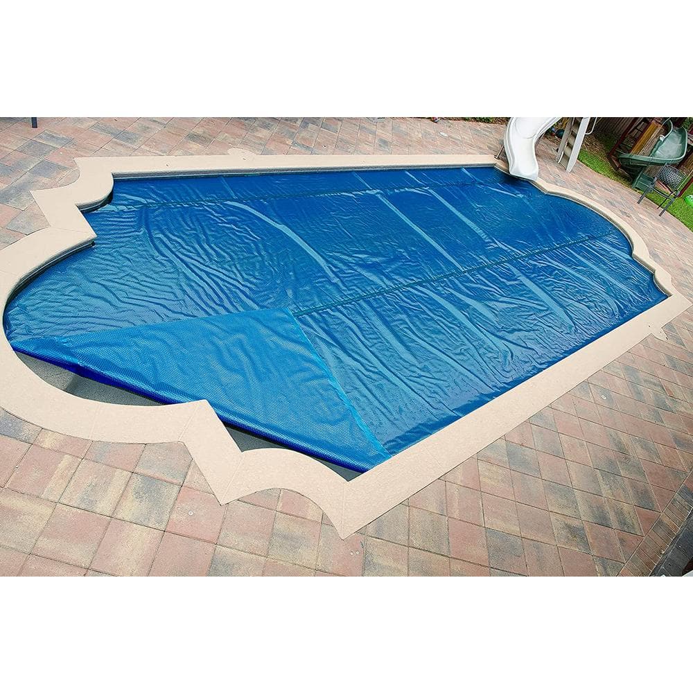 Heavy Duty Blue Rectangular Solar Pool Blanket 16' x 24'