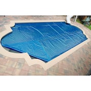 Heavy Duty Pool Solar Blanket 16 ft. x 32 ft. Rectangular Blue In Ground Solar Pool Cover 12 Mil