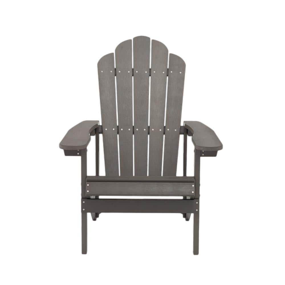 Grey-1 Reclining Plastic Adirondack Chair
