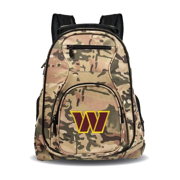 Mojo Washington Football Team 19 in. Premium Laptop Backpack-Camo