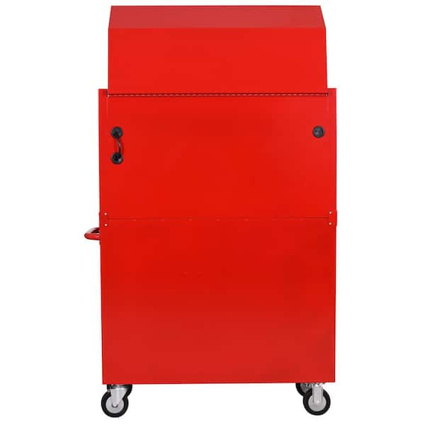 Husky Standard Duty 42 in. x 18 in. D 12-Drawer Red Rolling Tool Chest Combo