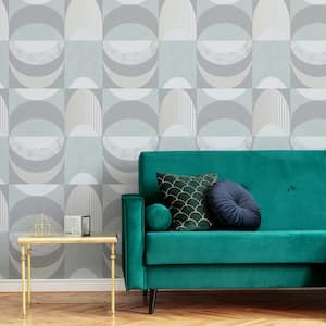 Seamless Geo Mint Removable Wallpaper