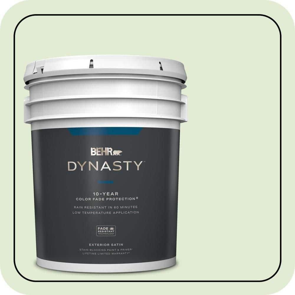 5 gal. #P380-2 Misted Fern Satin Enamel Exterior Stain-Blocking Paint & Primer price history on PriceWatchPro
