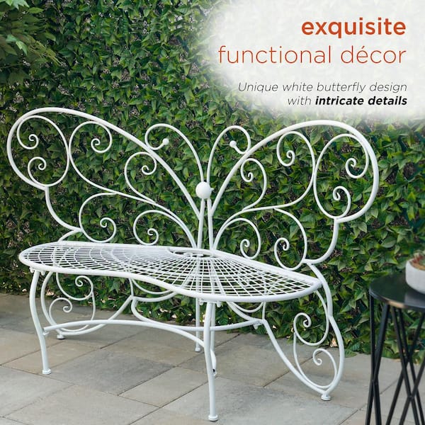 Home depot deals butterfly bench