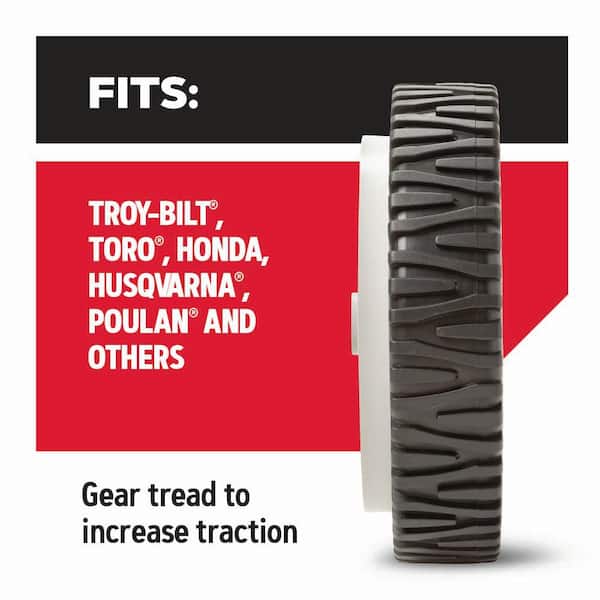 8" Rear Wheel for Walk-behind Mowers, Fits AYP, Husqvarna, Craftsman (R-72-344)