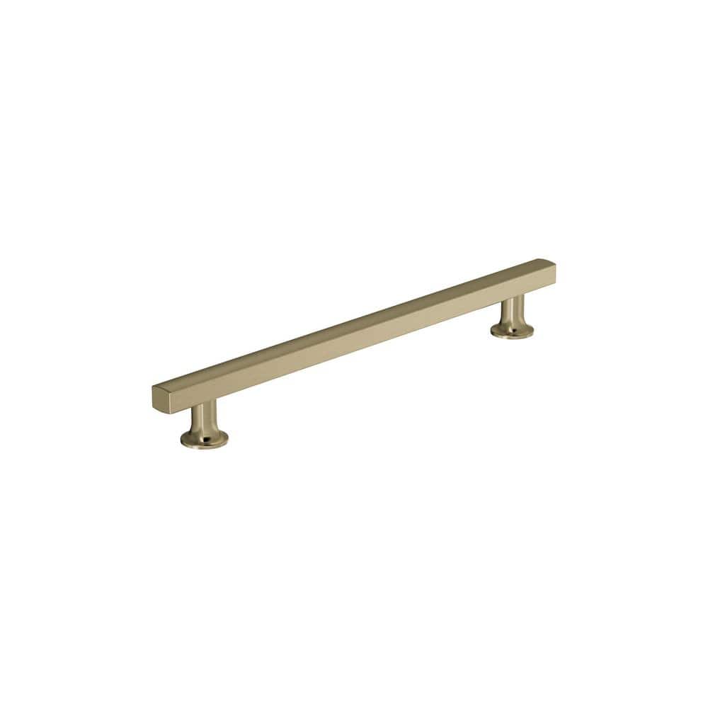 Everett 8-13/16 in. (224mm) Modern Golden Champagne Bar Cabinet Pull price history on PriceWatchPro