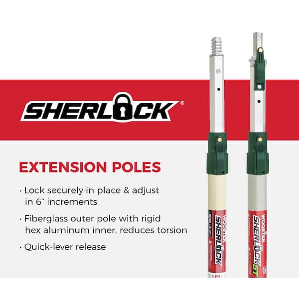 Lowe's 4' to 8' Telescoping Threaded Extension Pole - Each