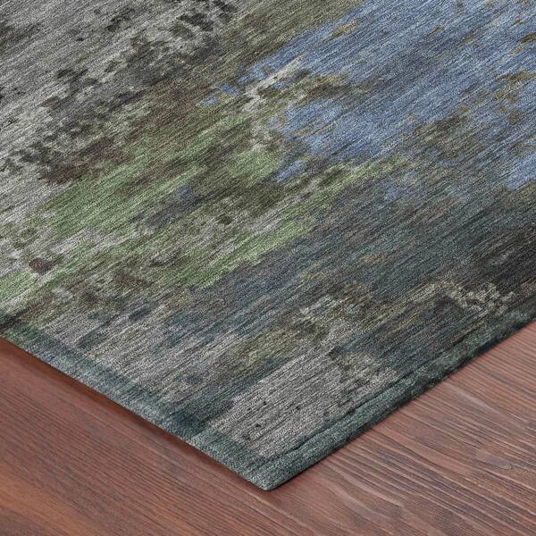 Chantille Machine Washable Indoor/Outdoor Abstract ACN2813 Taupe 10 ft. x 14 ft. Area Rug