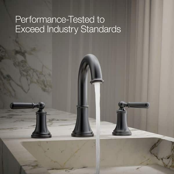 KOHLER Capilano 8 in. Widespread Double Handle Bathroom Faucet in