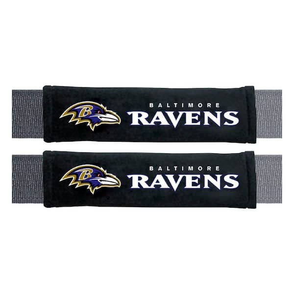 Baltimore Ravens Embroidered Seatbelt Pad - (2-Pieces)