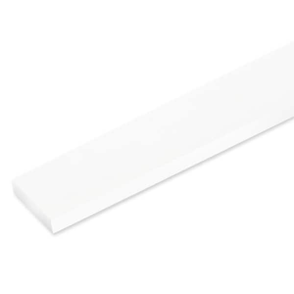 Veranda 1 In X 3 12 In X 18 Ft White Pvc Trim Board 06h250xws107 The Home Depot 7468