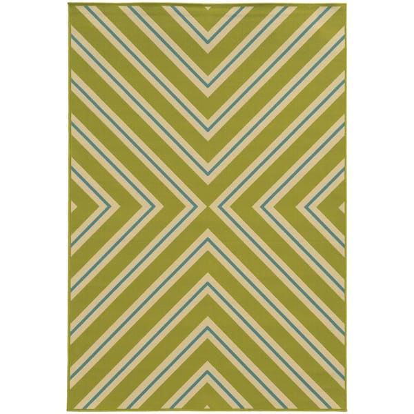 Home Decorators Collection El Matador Lime 8 ft. x 11 ft. Area Rug