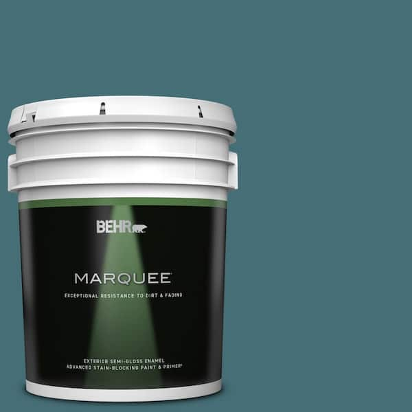 BEHR MARQUEE 5 gal. #520F-6 Cathedral Semi-Gloss Enamel Exterior Paint & Primer