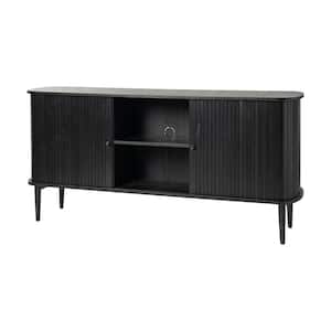 Gene Black Modern 63 in. W Sideboard with Adjustable Shelf