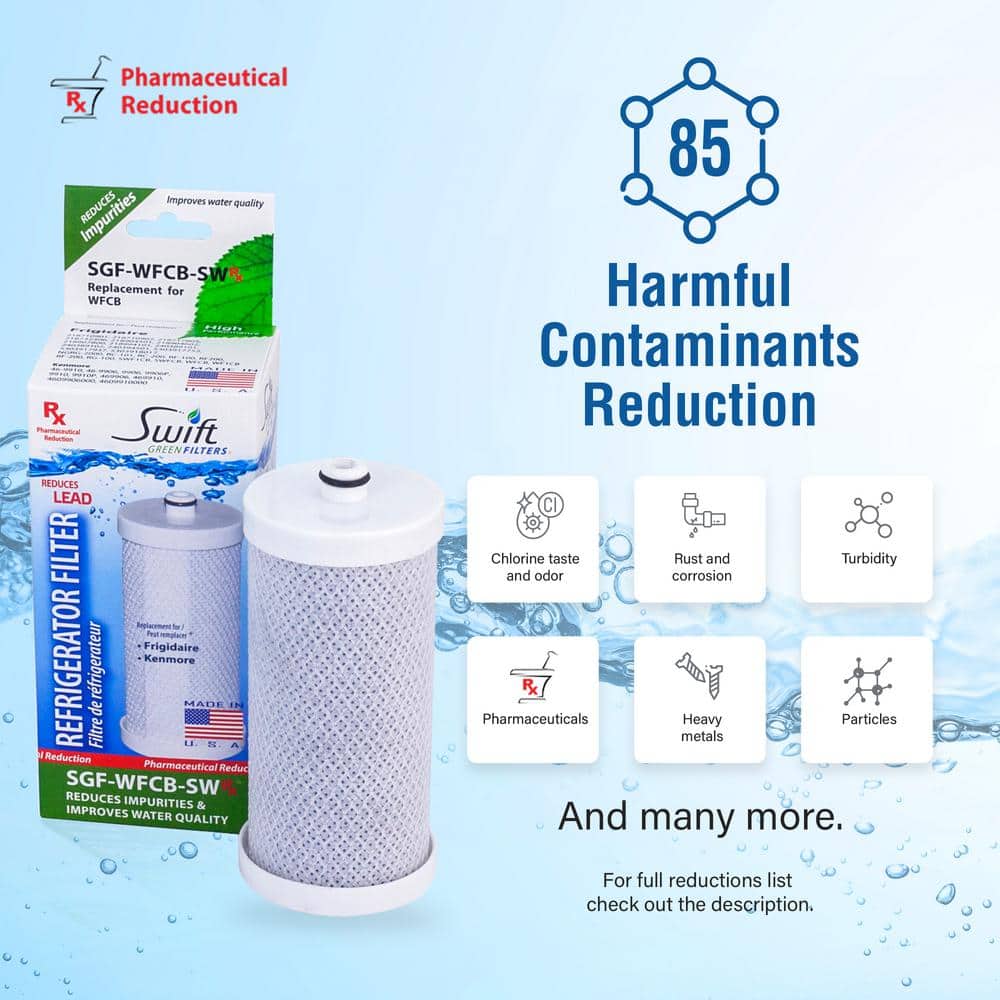 Swift Green Filters Coconut Shell Activated Carbon Refrigerator Filter