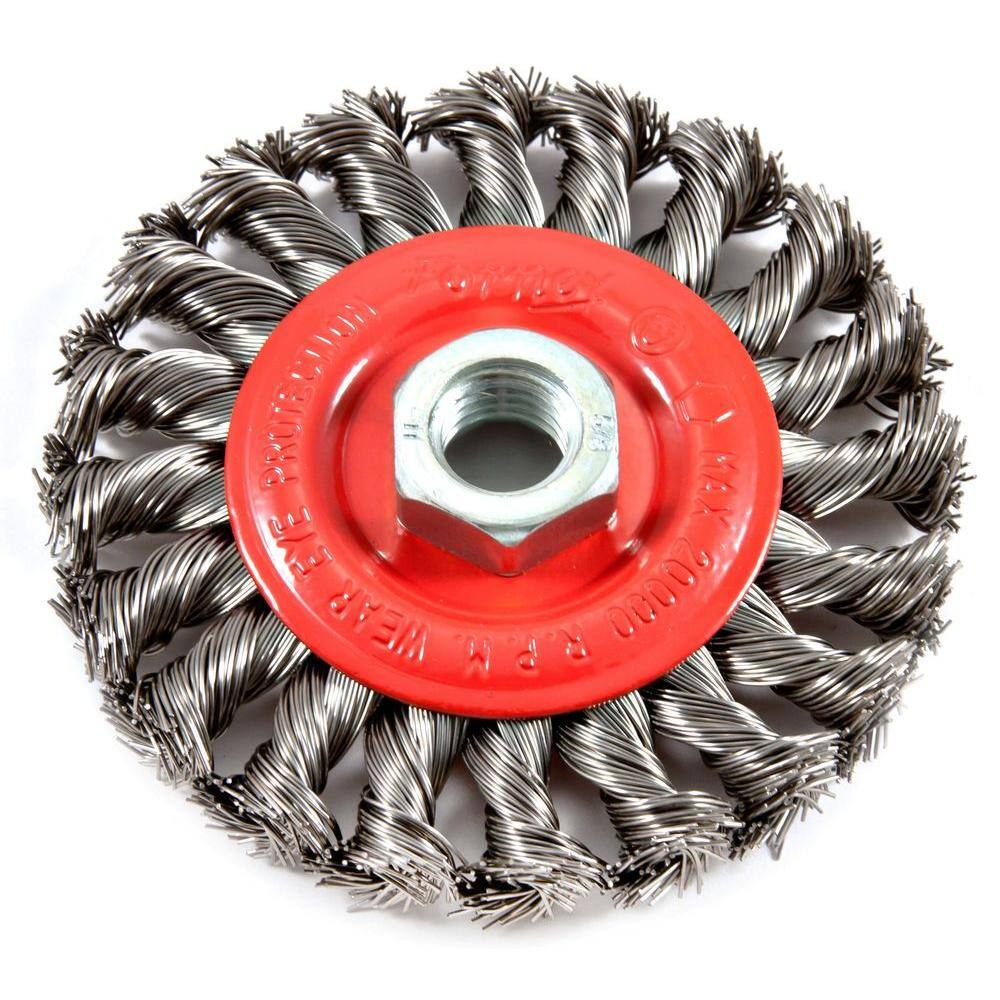 Forney 72860 Wire Cup Brush, Industrial Pro Coarse Crimped...